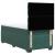 Pat box spring cu saltea, verde închis, 90x190 cm, catifea GartenMobel Dekor