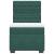 Pat box spring cu saltea, verde închis, 90x200 cm, catifea GartenMobel Dekor