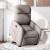 Fotoliu electric rabatabil cu ridicare, gri taupe, textil GartenMobel Dekor