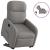 Fotoliu electric rabatabil cu ridicare, gri taupe, textil GartenMobel Dekor