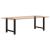 Picioare măsuță de cafea Negru 2 buc 70x(72-73) cm Oțel GartenMobel Dekor