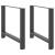 Picioare măsuță de cafea Antracit 2 buc 90x(72-73) cm Oțel GartenMobel Dekor