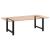Picioare măsuță de cafea Negru 2 buc 100x(72-73) cm Oțel GartenMobel Dekor