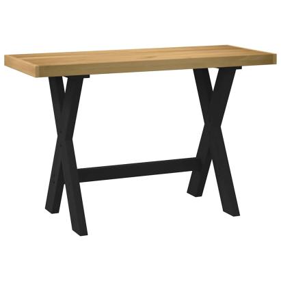 Birou NOAIN Picioare în formă X 120x50x75 cm lemn masiv de pin GartenMobel Dekor
