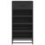 Suport pentru pantofi negru 48x38x97,5 cm Lemn prelucrat GartenMobel Dekor