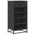 Suport pentru pantofi negru 48x38x97,5 cm Lemn prelucrat GartenMobel Dekor