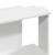 Bibliotecă cu 3 niveluri, alb, 60x30x80 cm, lemn de prelucrare GartenMobel Dekor