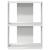 Bibliotecă cu 3 niveluri, alb, 60x30x80 cm, lemn de prelucrare GartenMobel Dekor