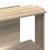 Bibliotecă 3 niveluri stejar sonoma 60x30x80 cm, lemn prelucrat GartenMobel Dekor