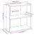 Bibliotecă 3 niveluri stejar sonoma 60x30x80 cm, lemn prelucrat GartenMobel Dekor