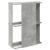 Bibliotecă cu 3 niveluri, gri beton, 60x30x80 cm lemn prelucrat GartenMobel Dekor