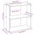 Bibliotecă cu 3 niveluri, gri beton, 60x30x80 cm lemn prelucrat GartenMobel Dekor
