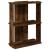 Bibliotecă cu 3 etaje stejar afumat 60x30x80 cm lemn prelucrat GartenMobel Dekor