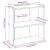 Bibliotecă cu 3 etaje stejar afumat 60x30x80 cm lemn prelucrat GartenMobel Dekor
