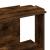 Bibliotecă cu 3 etaje stejar afumat 60x30x80 cm lemn prelucrat GartenMobel Dekor