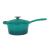 Oală Elegantă din Fontă Emailată Turcoaz 19 cm, 1,9L cu Capac Handy KitchenServ