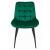 Scaun bucatarie/living, Artool, Bera, catifea, metal, verde si negru, 54x60x88 cm GartenVIP DiyLine