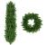 Ghirlanda de Craciun cu Ace 3D PE Pin Premium din Crengute de Brad Artificial, Lungime 100cm, Diametru 30cm