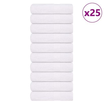 Prosoape de duș 25 buc alb 70x140 cm 360 g/m² 100% bumbac GartenMobel Dekor