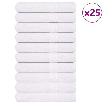 Prosoape pentru saună 25 buc alb 80x200 cm 360 g/m² 100% bumbac GartenMobel Dekor
