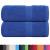 Prosoape de săpun 2 buc Albastru 30x30 cm 360 g/m² 100% bumbac GartenMobel Dekor