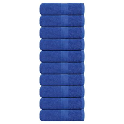 Prosoape de săpun 10 buc Albastru 30x30 cm 360 g/m² 100% bumbac GartenMobel Dekor