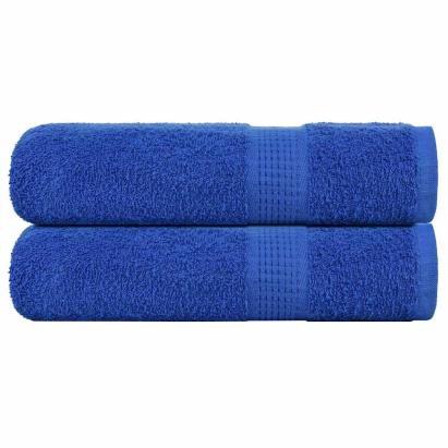 Prosoape de duș 2 buc Albastru 70x140 cm 360 g/m² 100% bumbac GartenMobel Dekor