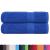 Prosoape de baie 2 buc Albastru 100x150 cm 360 g/m² 100% bumbac GartenMobel Dekor