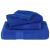 Prosoape de baie 2 buc Albastru 100x150 cm 360 g/m² 100% bumbac GartenMobel Dekor