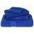 Prosoape de baie 4 buc Albastru 100x150 cm 360 g/m² 100% bumbac GartenMobel Dekor