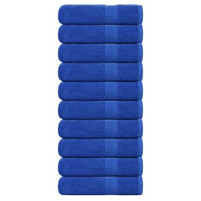 Prosoape de baie 10 buc Albastru 100x150cm 360 g/m² 100% bumbac GartenMobel Dekor
