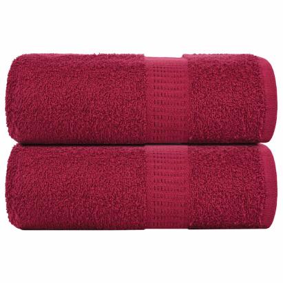 Prosoape de săpun 2 buc Bordeaux 30x30 cm 360 g/m² 100% bumbac GartenMobel Dekor