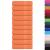 Prosoape de baie 10 buc Portocaliu 360 g/m² 100% bumbac GartenMobel Dekor
