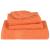 Prosoape pentru saună 2 buc Portocaliu 360 g/m² 100% bumbac GartenMobel Dekor