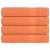 Prosoape 4 buc Portocaliu 100x200 cm 360 g/m² 100% bumbac GartenMobel Dekor