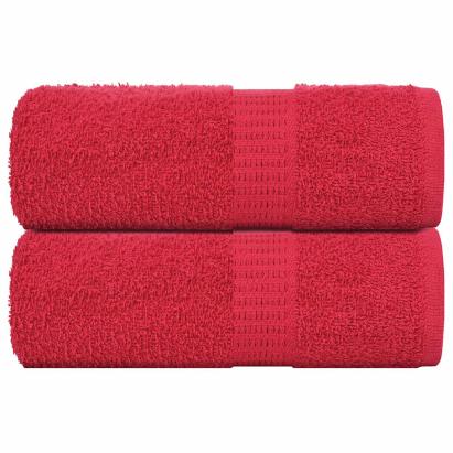 Prosoape cu săpun 2 buc Roșu 30x30 cm 360 g/m² 100% bumbac GartenMobel Dekor
