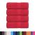 Prosoape cu săpun 4 buc Roșu 30x30 cm 360 g/m² 100% bumbac GartenMobel Dekor