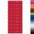 Prosoape de baie 10 buc Roșu 100x150 cm 360 g/m² 100% bumbac GartenMobel Dekor