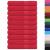 Prosoape 10 buc Roșu 100x200 cm 360 g/m² 100% bumbac GartenMobel Dekor