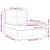 Pat box spring cu saltea, negru, 140x200 cm, catifea GartenMobel Dekor