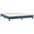 Pat box spring cu saltea, albastru închis, 160x200 cm, catifea GartenMobel Dekor
