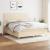 Pat continental cu saltea, crem, 180x200 cm, textil GartenMobel Dekor
