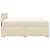 Pat box spring cu saltea, crem, 160x200 cm, material textil GartenMobel Dekor