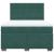 Pat box spring cu saltea, verde închis, 160x200 cm, catifea GartenMobel Dekor