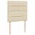 Pat box spring cu saltea, crem, 90x190 cm, textil GartenMobel Dekor
