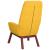 Scaun de relaxare, galben muștar, material textil GartenMobel Dekor