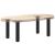 Picioare măsuță de cafea 4 buc Negru 42-44 cm Oțel GartenMobel Dekor