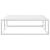 Cadru de pat fără saltea alb 100x200 cm metal GartenMobel Dekor