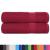 Prosoape de baie 2 buc Bordeaux 100x150 cm 360 g/m² 100% bumbac GartenMobel Dekor