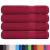 Prosoape saună 4 buc Bordeaux 80x200 cm 360 g/m² 100% bumbac GartenMobel Dekor